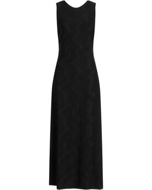 Giorgio Armani Maxi Dress Viscose, Elastane - Black
