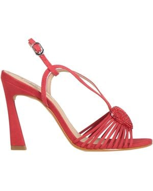 Werner Sandals Leather - Red