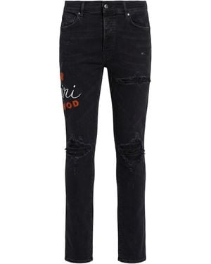 Amiri Jeans Cotton, Elastomultiester, Elastane - Black