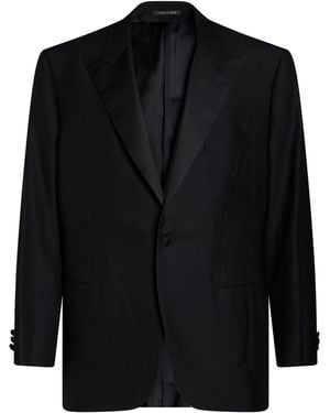 Corneliani Blazer Virgin Wool - Black