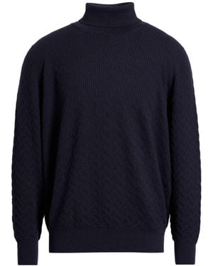 Drumohr Rollkragenpullover - Blau
