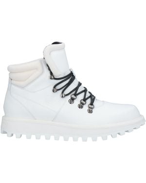 Dolce & Gabbana Stivaletto In Vitello E Neoprene - Bianco