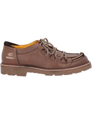 Doucal's Lace-Up Shoes Leather - Brown