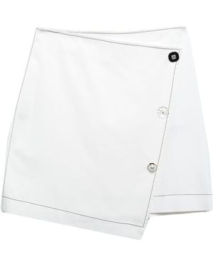 Vivetta Mini Skirt Cotton, Polyamide, Elastane - White