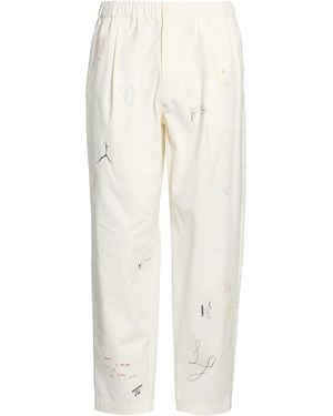 Undercover Cream Pants Cotton - White