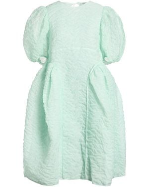 Cecilie Bahnsen Midi Dress Cotton, Polyamide, Polyester - Blue