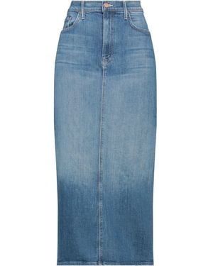 Mother Denim Skirt Cotton, Elastane - Blue