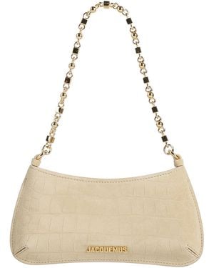 Jacquemus Shoulder Bag Leather - Natural