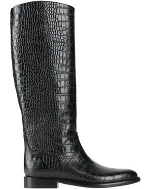 Paris Texas Boot Leather - Black