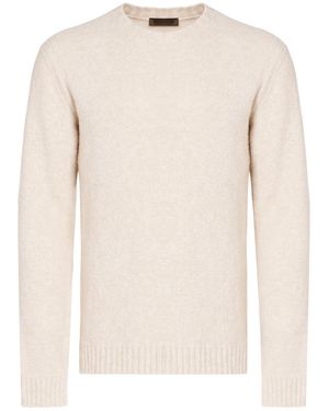 Messagerie Jumper Virgin Wool, Cotton, Polyamide - Natural