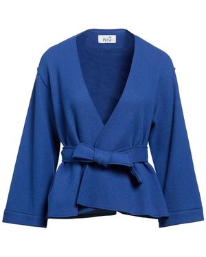 Niu Cardigan Virgin Wool, Polyamide - Blue