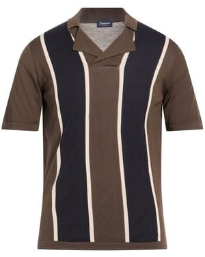 Drumohr Khaki Jumper Cotton - Black