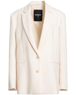 Patrizia Pepe Blazer Polyester, Viscose, Elastane - White