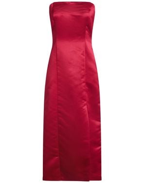 Carla G Midi Dress Polyester - Red