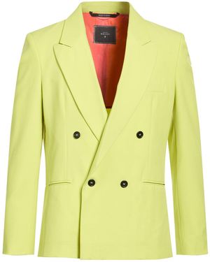 SARTORIA BRIZZI Blazer Polyester, Elastane - Yellow