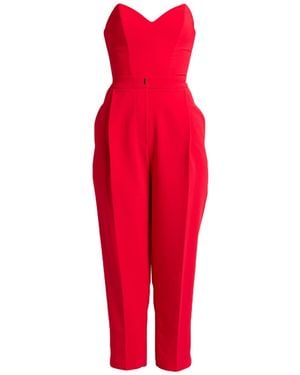 Elisabetta Franchi Jumpsuit Polyester, Elastane - Red