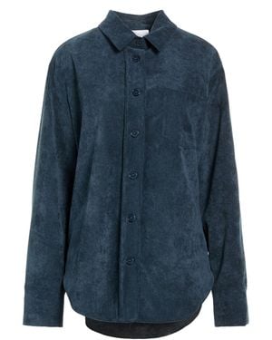 Soallure Shirt Polyester, Elastane - Blue