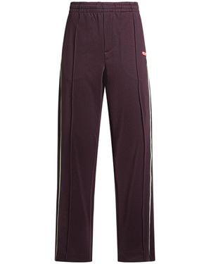 CASABLANCA Dark Pants Polyester, Cotton - Purple