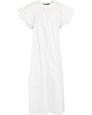 Sofie D'Hoore Midi Dress Cotton - White