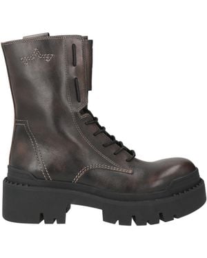 Flower Mountain Ankle Boots Leather - Black
