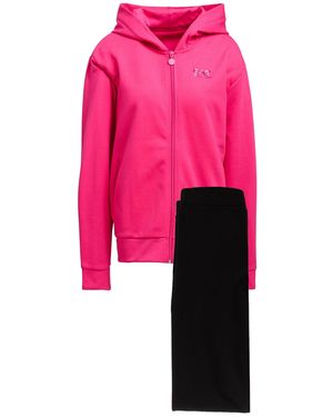 EA7 Fuchsia Tracksuit Polyester, Cotton - Pink