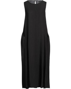 Rossopuro Midi-Kleid - Schwarz