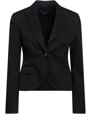 Massimo Rebecchi Blazer Cotton, Elastane - Black