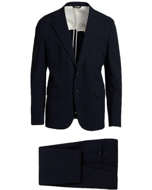 Brian Dales Midnight Suit Cotton, Elastane, Nylon - Blue