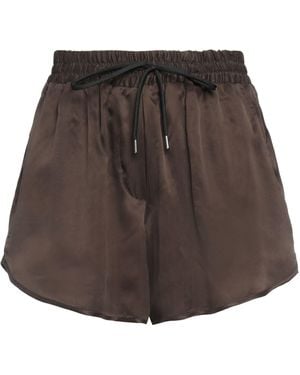 Isabel Benenato Shorts & Bermuda Shorts Cupro - Brown