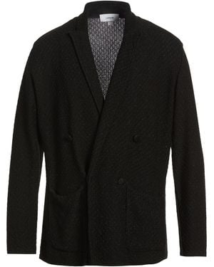 Lardini Blazer Viscose, Nylon, Metallic Fibre - Black