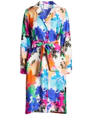 Sara Roka Midi Dress Silk - Blue