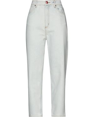 Sandro Denim Trousers - White