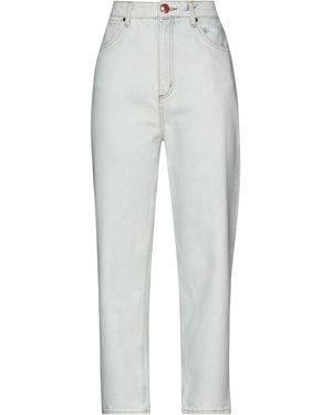 Sandro Denim Pants - White