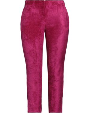 Kaos Fuchsia Pants Cotton, Viscose - Red
