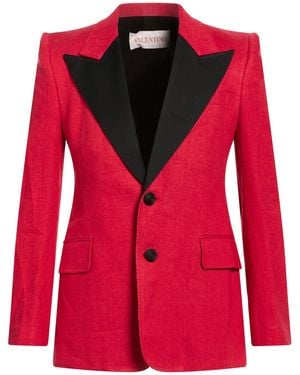 Valentino Garavani Blazer Linen - Red