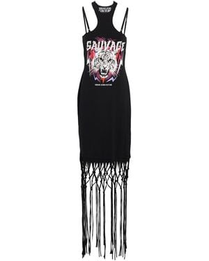 Versace Jeans Couture Maxi Dress Cotton, Elastane - White