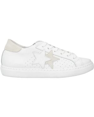 2Star Trainers Leather - White