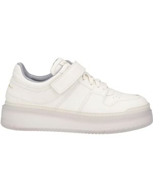 Santoni Trainers Leather - White