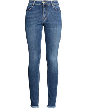 Manila Grace Jeans Cotton, Lyocell, Elastomultiester, Elastane - Blue