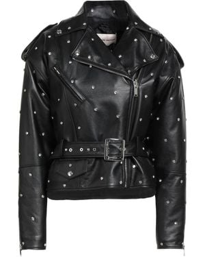 Alexandre Vauthier Jacket Lambskin - Black