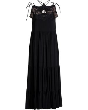 Beatrice B. Maxi Dress Acetate, Silk - Black