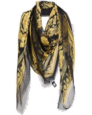 Versace Scarf Modal, Silk - Yellow