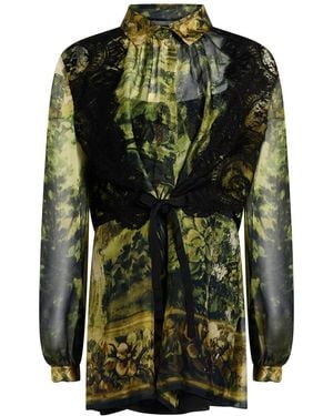 Alberta Ferretti Shirt Silk - Green
