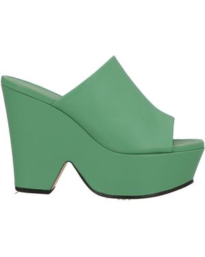 Victoria Beckham Sandals Leather - Green