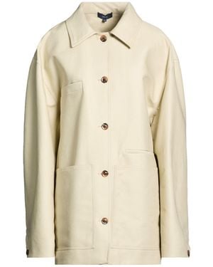 Soeur Overcoat & Trench Coat Cotton - Natural