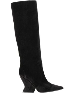 Alberta Ferretti Boot Textile Fibers - Black
