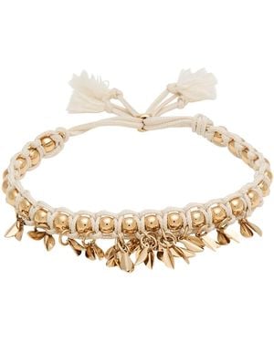 Isabel Marant Ivory Bracelet Brass, Polyester - Metallic