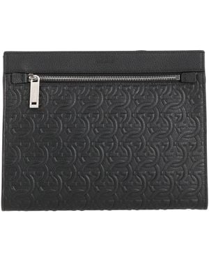 Ferragamo Handbag Calfskin - Black