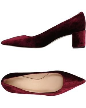 J.Crew Burgundy Pumps Textile Fibers - Red