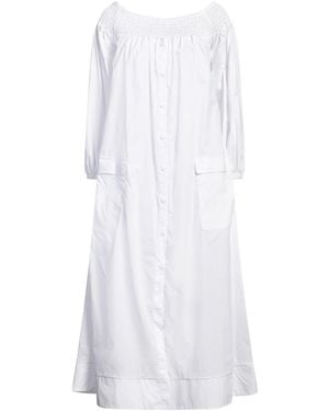 Souvenir Clubbing Midi Dress Cotton - White